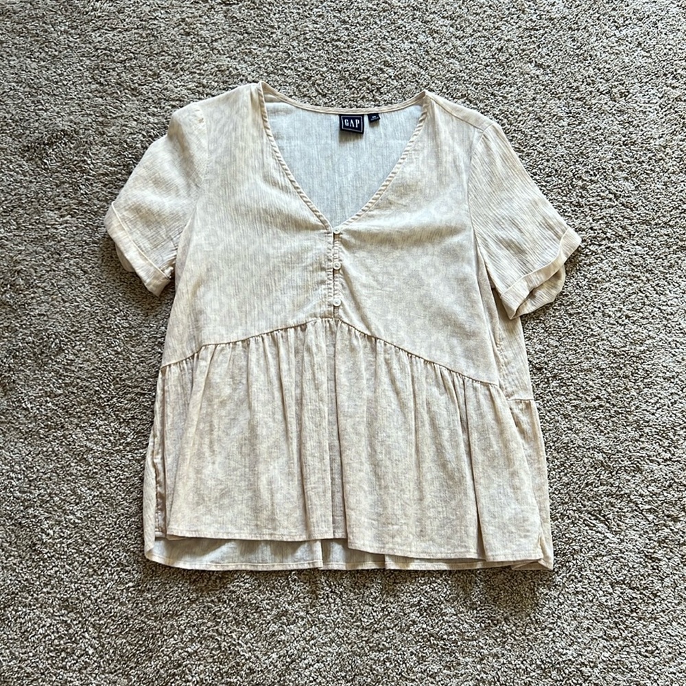 GAP Women’s Diamond Pattern Blouse